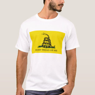 T-shirt Drapeau Gadsden - Ne Pas Tourner Sur Moi - T Chemi