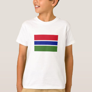 T-shirt Drapeau Gambie