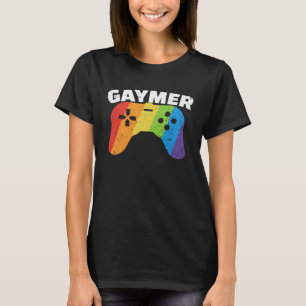 T-shirt Drapeau Gay Gay Gay dans le contrôleur LGBT transg
