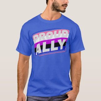 T-shirt Drapeau Genderfluide Fier Ally LGBT Drapeau Gender