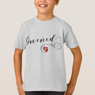 T-shirt Drapeau glacé en coeur, Vannes, Breton, Bretagne