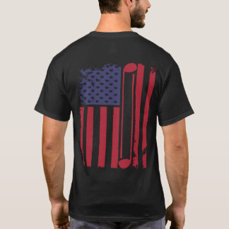 T-shirt Drapeau Golf USA