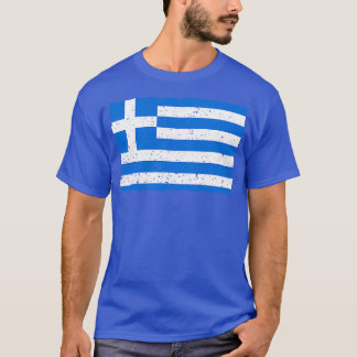 T-shirt Drapeau grec vintage