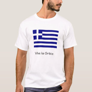 T-shirt Drapeau grèce