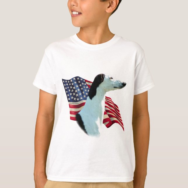 T-shirt Drapeau Greyhound (Devant)