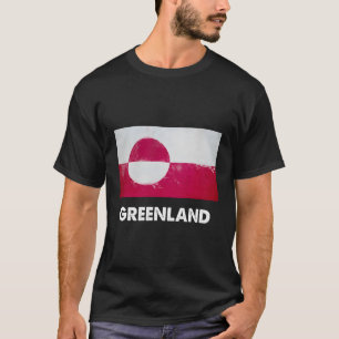 T-shirt Drapeau groenlandais