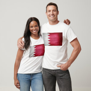 T-shirt Drapeau Grunge Bahrain