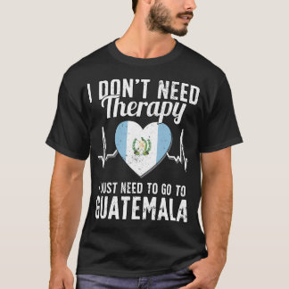 T-shirt Drapeau Guatémaltèque I Guatem Drapeau Guatémaltèq