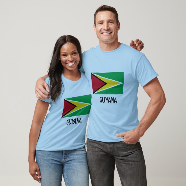 T-shirt Drapeau Guyana (Unisexe)