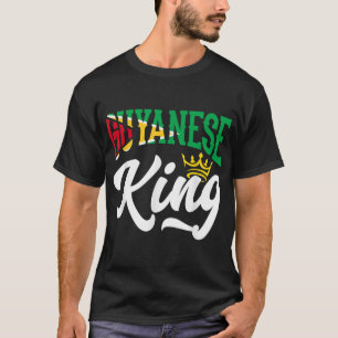 T-shirt Drapeau Guyanais du roi Guyana