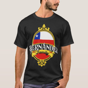 T-shirt Drapeau Hernandez Family Chili