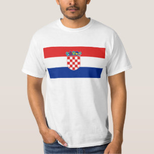 T-shirt Drapeau heure Hrvatska de la Croatie