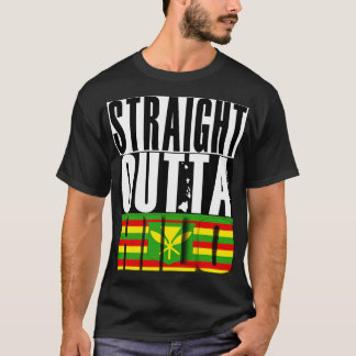 T-shirt Drapeau Hilo Hawaii Kanaka Maoli de Ha