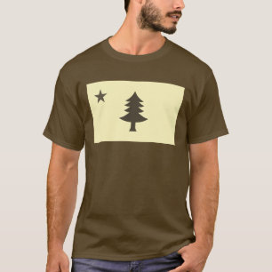 T-shirt Drapeau historique du Maine (1901-1909)