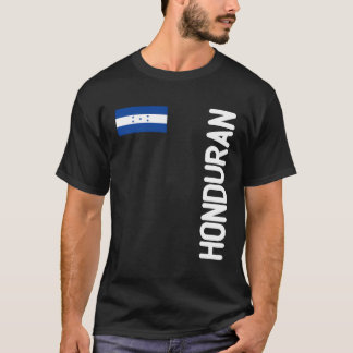 T-shirt Drapeau hondurien Et Racines honduriennes