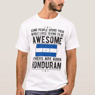 T-shirt Drapeau hondurien Patrimoine hondurien Racines hon