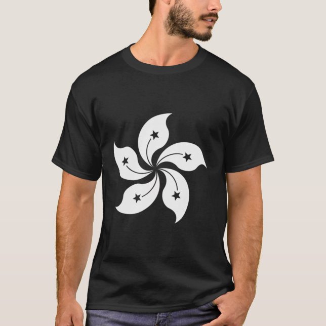 T-shirt Drapeau Hong Kong Kongese Drapeaux (Devant)