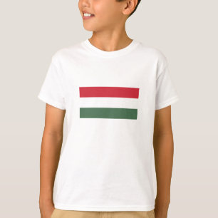 T-shirt Drapeau Hongrie