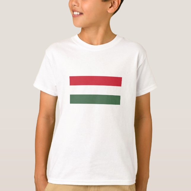 T-shirt Drapeau Hongrie (Devant)