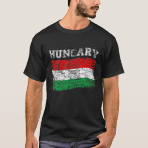 T-shirt Drapeau Hongrois Destination Tourisme Hongrie