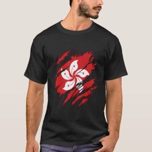 T-shirt Drapeau Identité Fierté Patrimoine Hong Kong