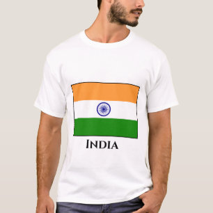 T-shirt Drapeau indien