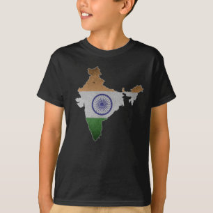 T-shirt drapeau indien