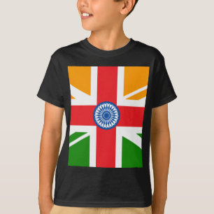 T-shirt Drapeau indien anglo