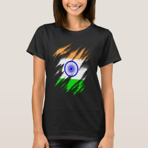 T-shirt Drapeau indien Bharat Ganarajya Inde