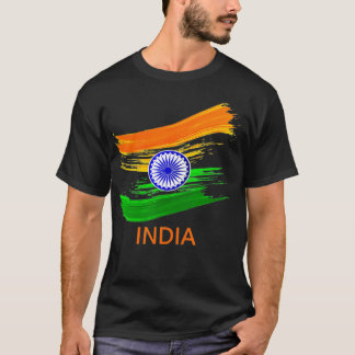 T-shirt Drapeau indien du Bharat