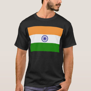 T-shirt Drapeau Indien - Image de haute qualité