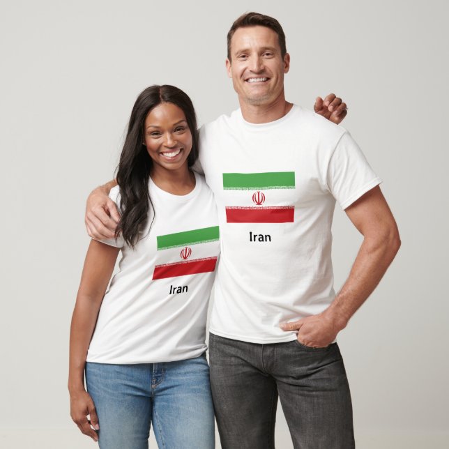 T-shirt Drapeau Iran (Unisexe)
