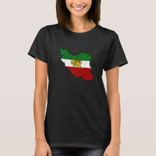 T-shirt Drapeau iranien avec lion