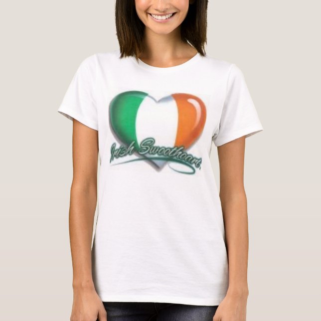 T-shirt drapeau irlandais (Devant)