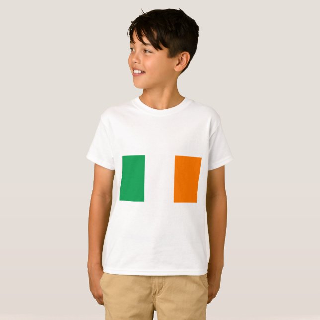 T-shirt Drapeau irlandais (Devant entier)