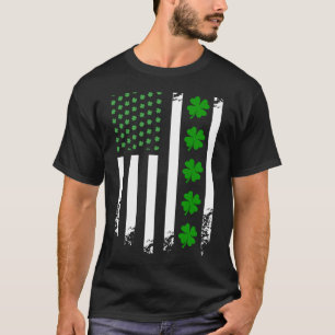 T-shirt Drapeau irlandais américain Irlande Drapeau Jour d