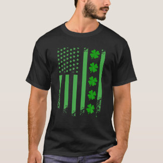 T-shirt Drapeau irlandais américain Irlande Drapeau Jour d