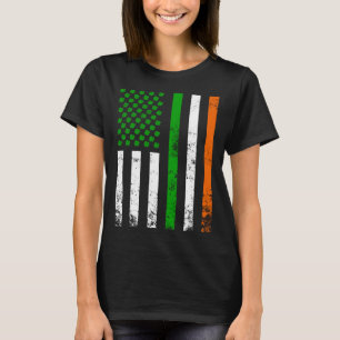 T-shirt Drapeau irlandais américain Irlande Drapeau Saint