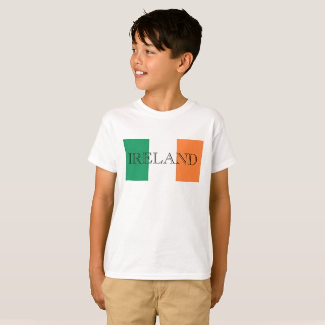 T-shirt Drapeau irlandais bccccn irlandais (Devant entier)