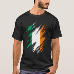 T-shirt Drapeau Irlandais De L'Irlande 1