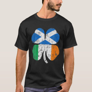 T-shirt Drapeau irlandais écossais Irlande Écosse St pat