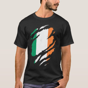 T-shirt Drapeau Irlandais Éire Paddy Irishwoman Irishman I