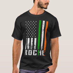 T-shirt Drapeau irlandais famille ROCHE Drapeau irlandais