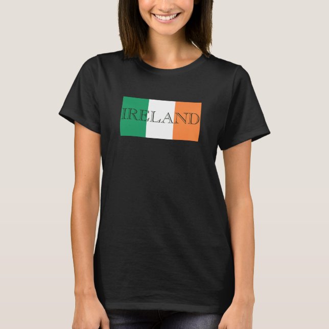 T-shirt Drapeau irlandais Irlande wcccc (Devant)
