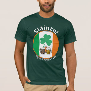 T-shirt Drapeau irlandais Jour de la Saint Patrick