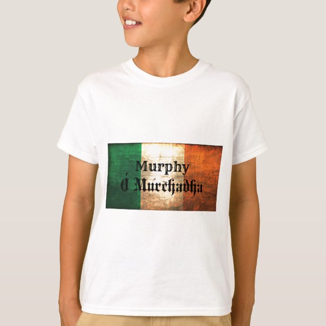 T-shirt Drapeau irlandais Murphy (Devant)