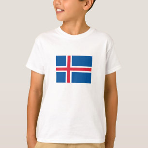 T-shirt Drapeau Islande