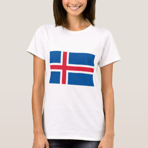 T-shirt Drapeau Islande