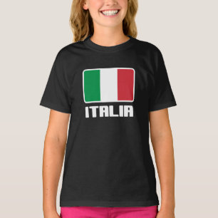 T-shirt Drapeau Italia