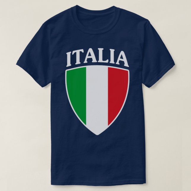 T-shirt Drapeau Italia Italie Italiano1 (Design devant)